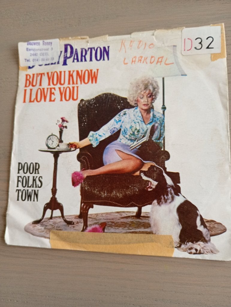 Dolly Parton - But you know i love you, Gebruikt, 7 inch, Pop, Fotohoes