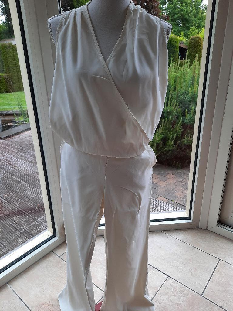 Flamboyante jumpsuit CRISTINAEFFE - 42, Kleding | Dames, Jumpsuits, Zo goed als nieuw, Maat 42/44 (L), Beige, Ophalen of Verzenden
