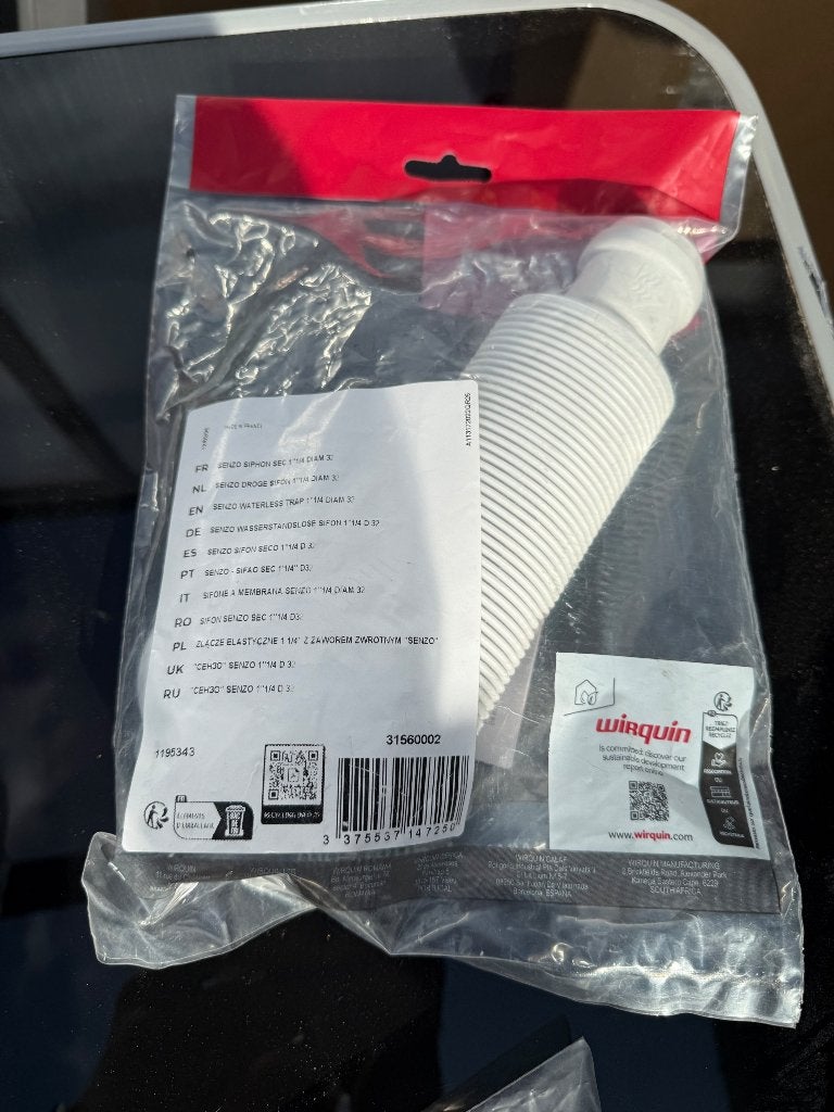 1 syphon sec DN32 zehnder, Bricolage & Construction, Enlèvement ou Envoi, Neuf, Autres types