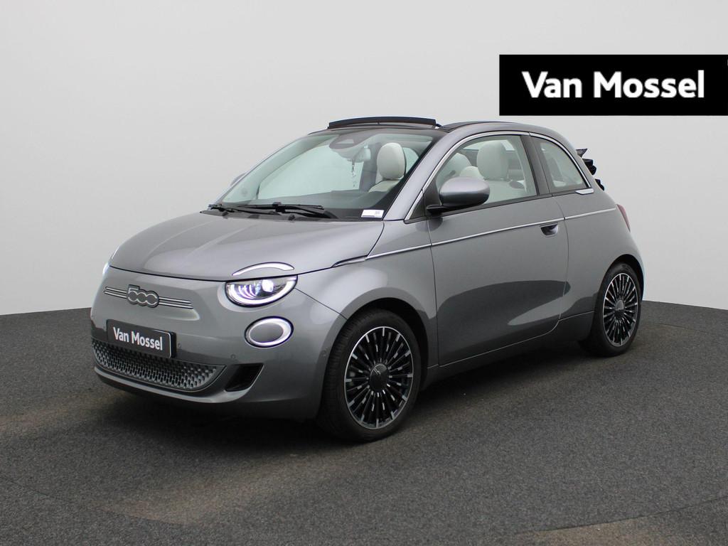 Fiat 500C 500e 42 kWh La Prima, Auto's, 4 zetels, Stof, Cabriolet, 1405 kg