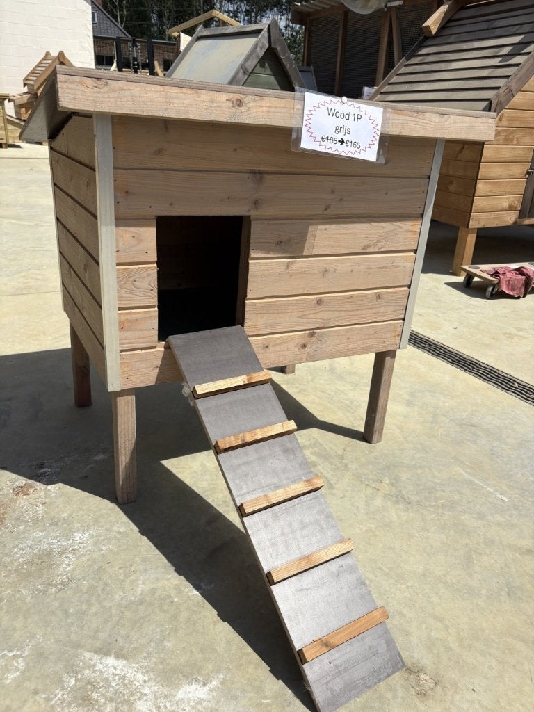 Kippenhok Wood 1 op Poten: Promo, Dieren en Toebehoren, Pluimvee | Toebehoren, Ophalen, Nieuw, Kippenhok of Kippenren