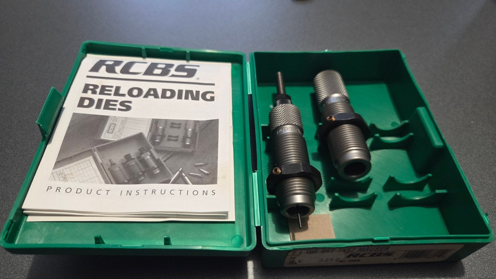 Rcbs / gereedschap/ die set 7X57 mauser, Enlèvement ou Envoi, Comme neuf