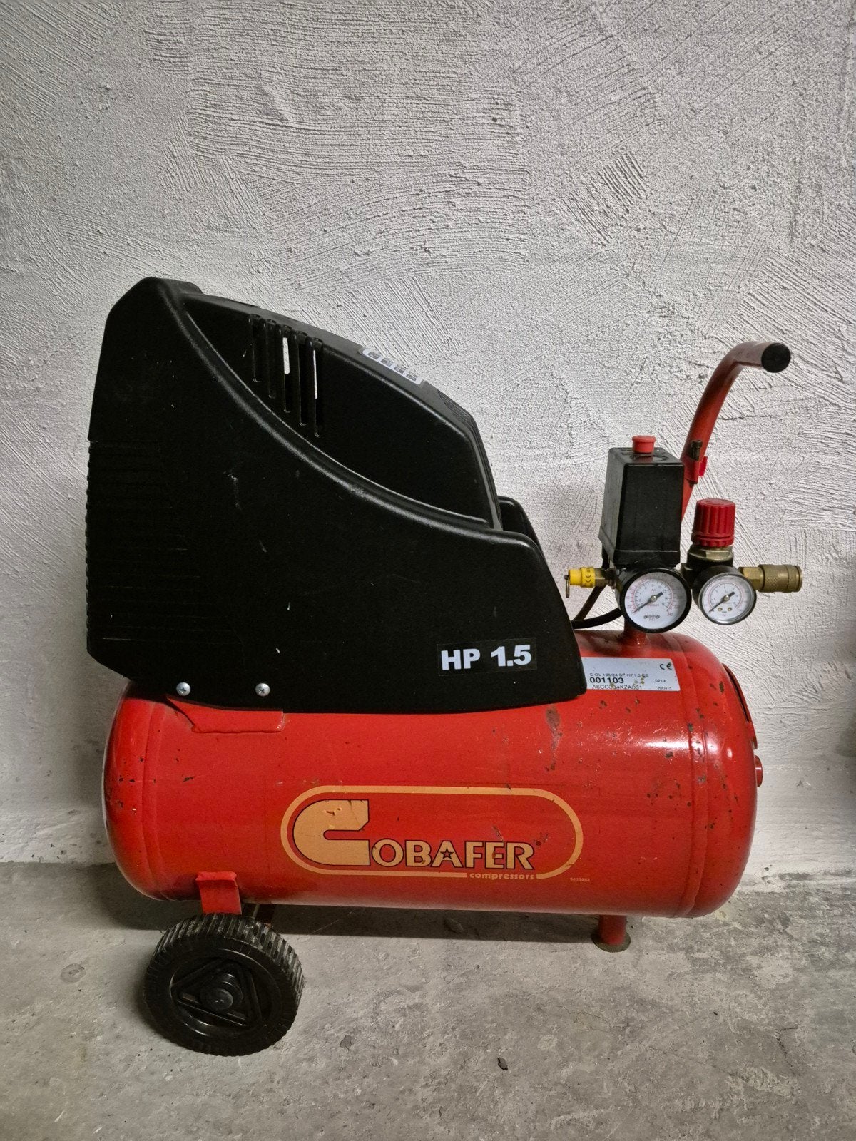 compressor, Ophalen