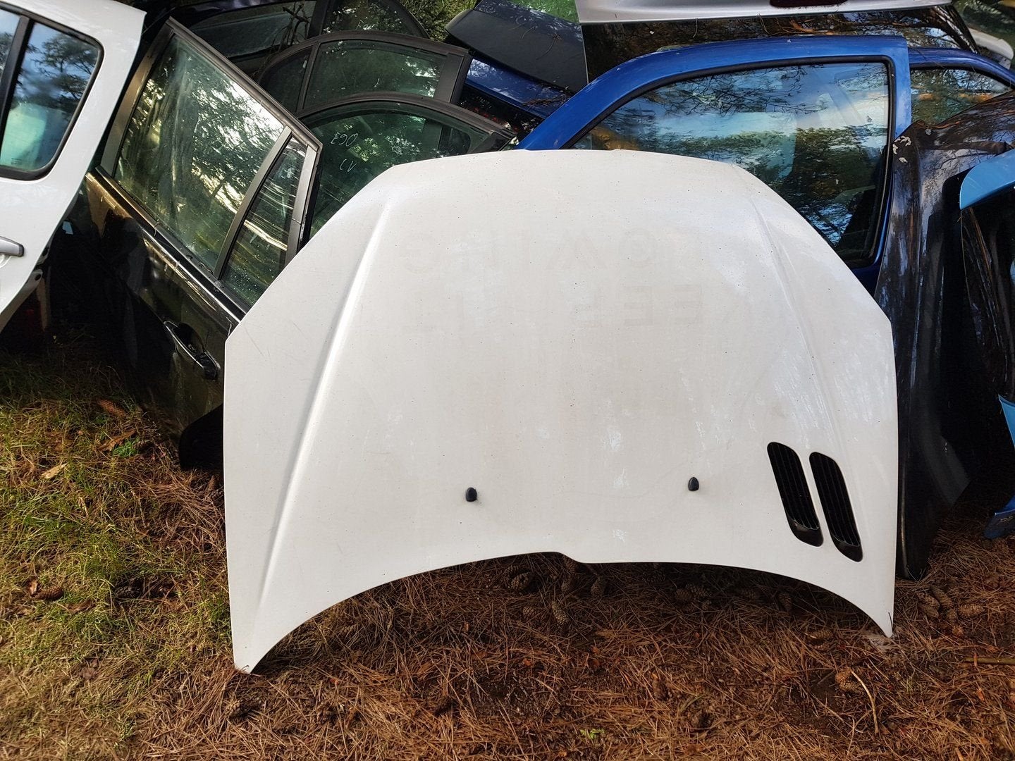 PEUGEOT 206 MOTORKAP WIT BJ 98 TOT 2007, Gebruikt, -, -, Ophalen of Verzenden