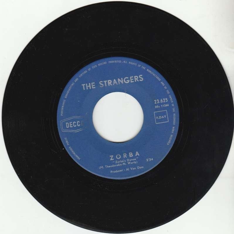 single Strangers - Zorba, CD & DVD, Vinyles Singles, En néerlandais, Enlèvement ou Envoi, 7 inch, Comme neuf