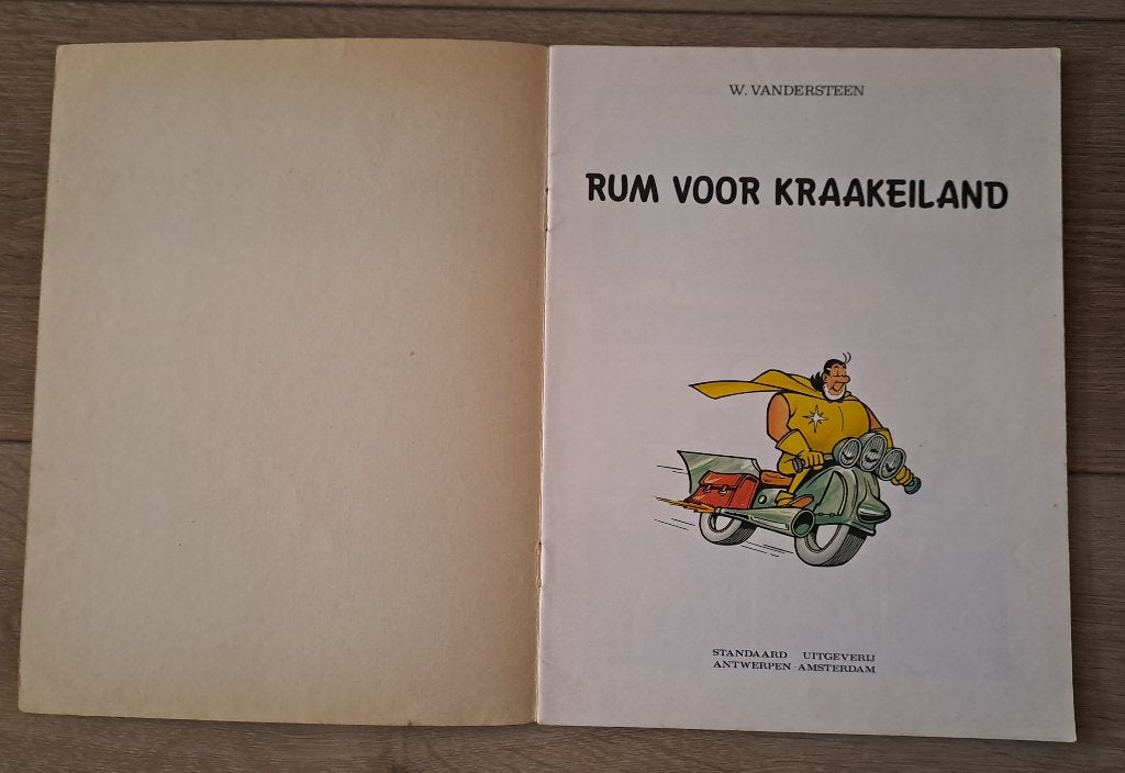 68 - Jerom - Rum Voor Kraakeiland, Boeken, Gelezen, Willy Vandersteen, Eén stripboek, Ophalen of Verzenden