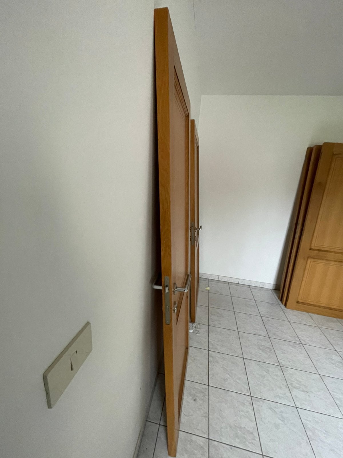 Houten deur, Doe-het-zelf en Bouw, Ophalen, Gebruikt, Minder dan 80 cm, Binnendeur