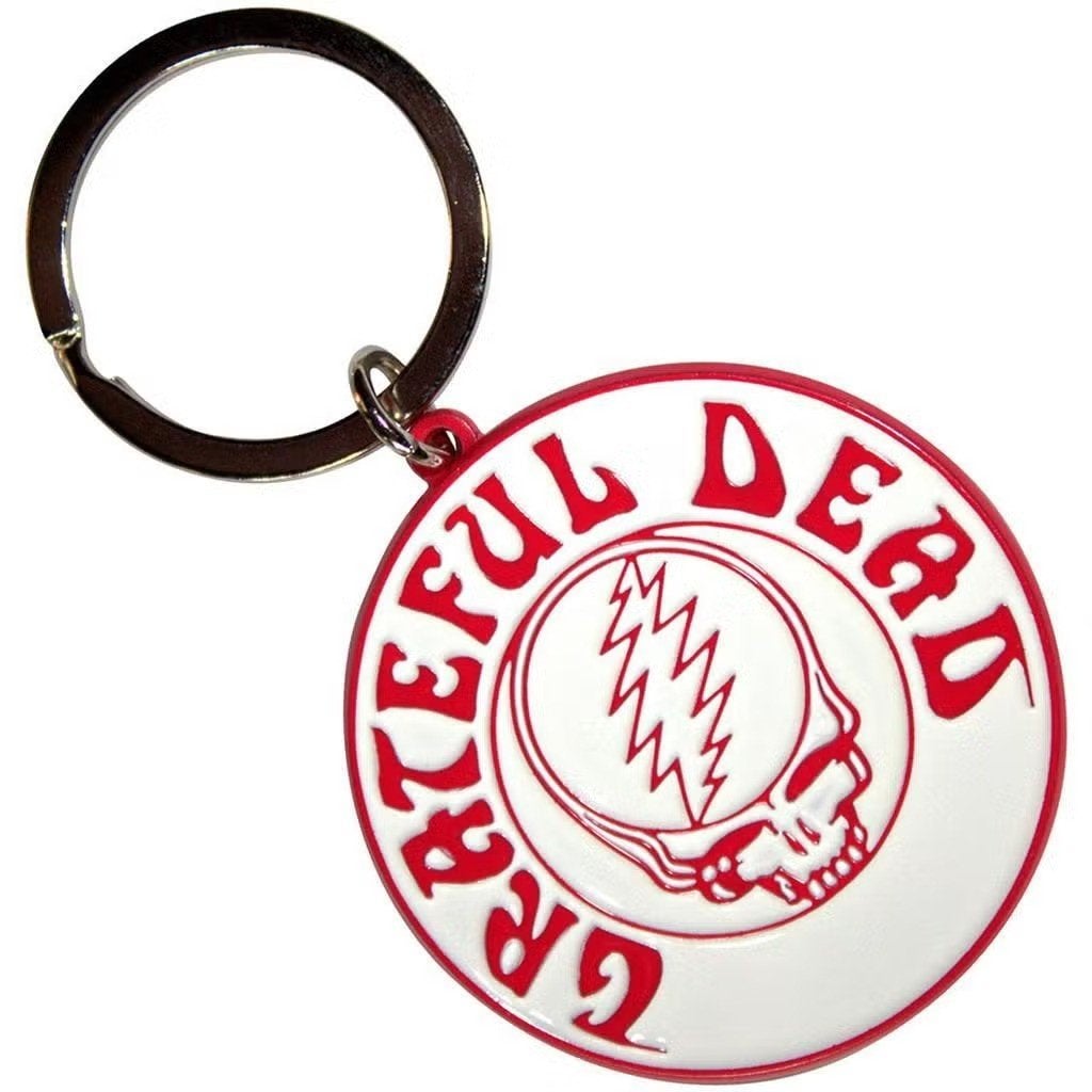 Grateful Dead - Steal Your Face Mono Red - Sleutelhanger, Ophalen of Verzenden, Nieuw