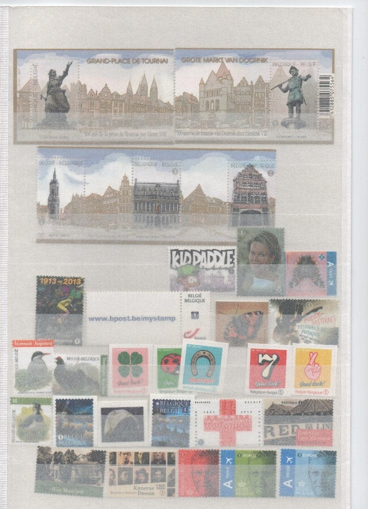 Belgique timbres année complète 2013, Enlèvement ou Envoi, Non oblitéré, Sans enveloppe, Timbre-poste