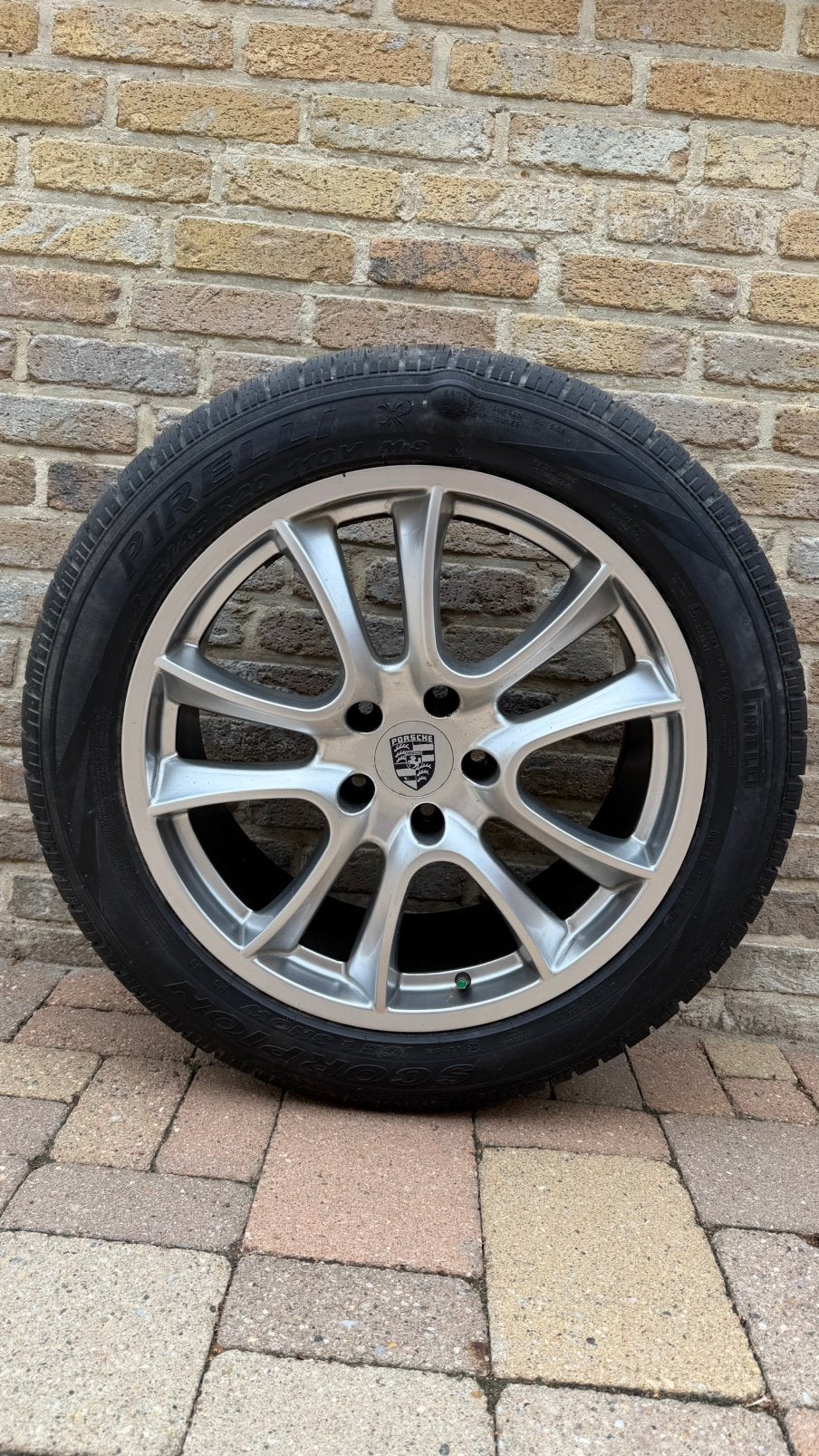 Porsche Cayenne E2 4 velgen en winterbanden RUILEN MOGELIJK, Auto-onderdelen, Ophalen, Winterbanden, Velg(en)