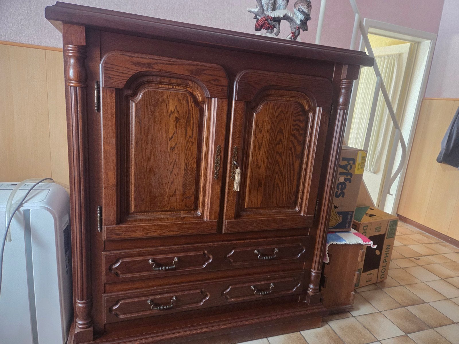 duo buffetkast en dressoir, Huis en Inrichting, Kasten | Buffetkasten, Ophalen, Gebruikt, Met lade(s)
