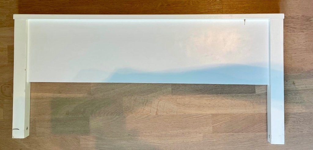 Cadre de lit blanc bois La Redoute 1 personne, 90 cm, Une personne, Enlèvement, 190 cm ou moins
