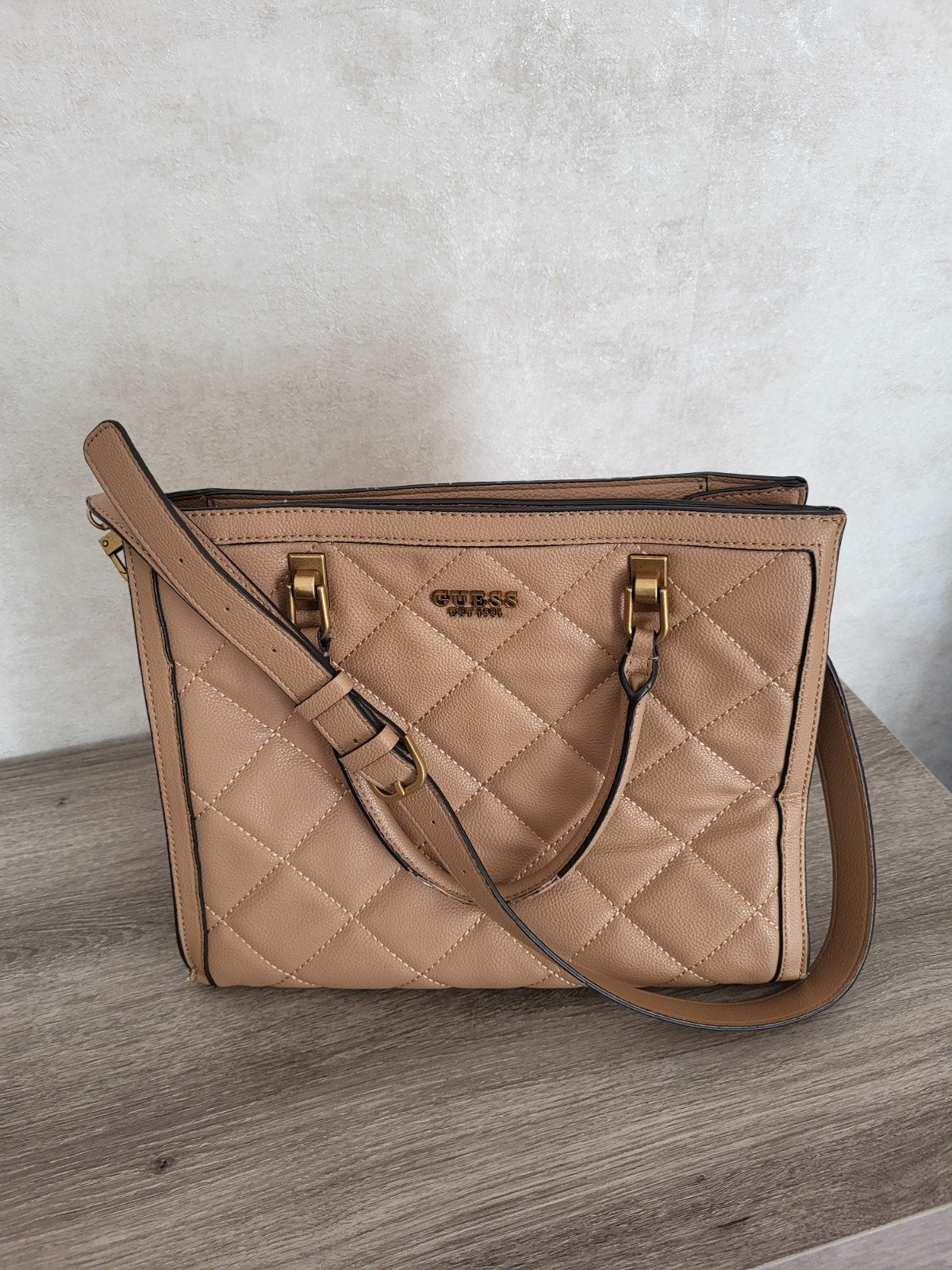 handtas Guess, Handtassen en Accessoires, Ophalen, Zo goed als nieuw, Bruin, Handtas
