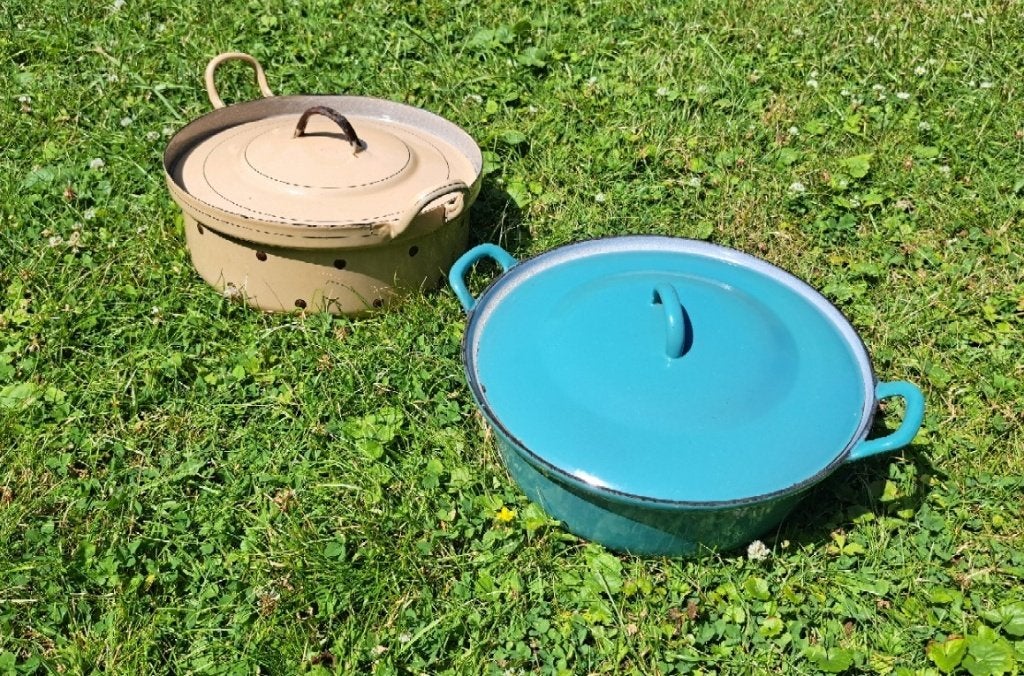Vintage kookpotten, Ophalen