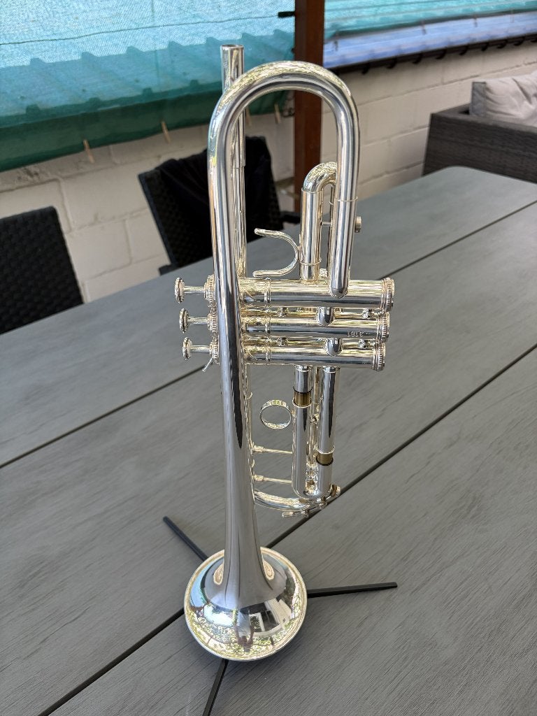 Trompette argentée Van Laar BR1 ML, Muziek en Instrumenten, Blaasinstrumenten | Trompetten, Ophalen, Gebruikt, Trompet in si bemol