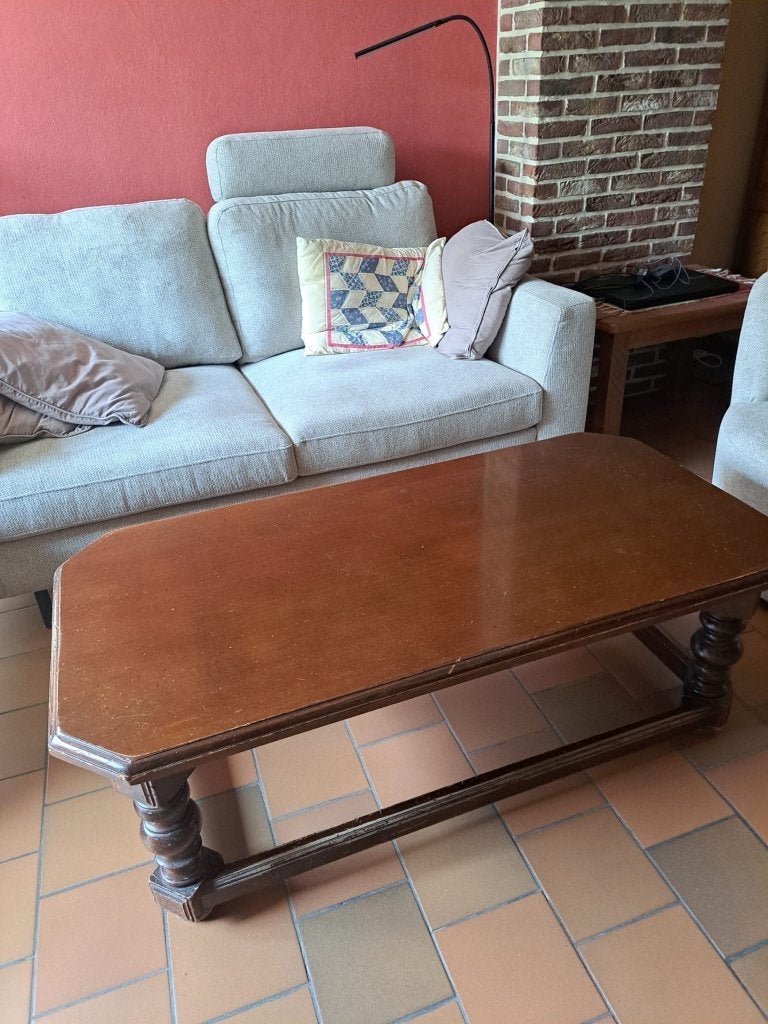 Houten salontafel, Ophalen, 50 – 75, Gebruikt, 100 tot 150 cm