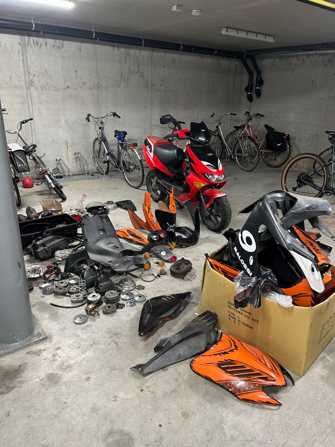 scooter, Ophalen, Gebruikt