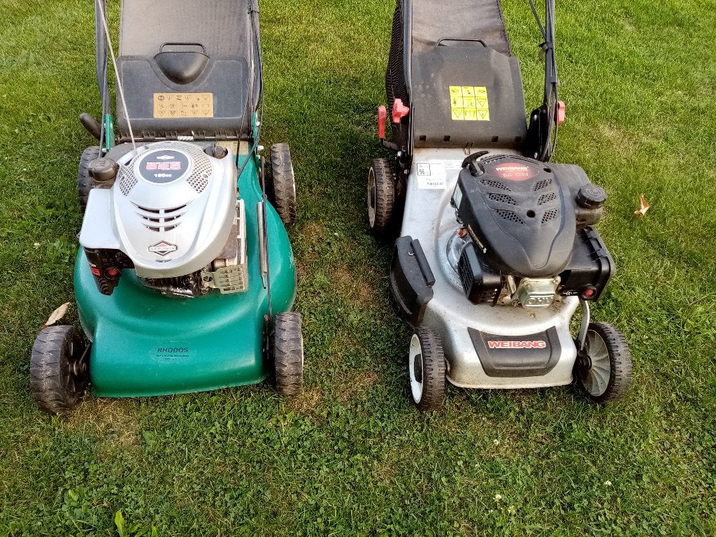 grasmaaier 2x, Ophalen, Gebruikt, Opvangbak