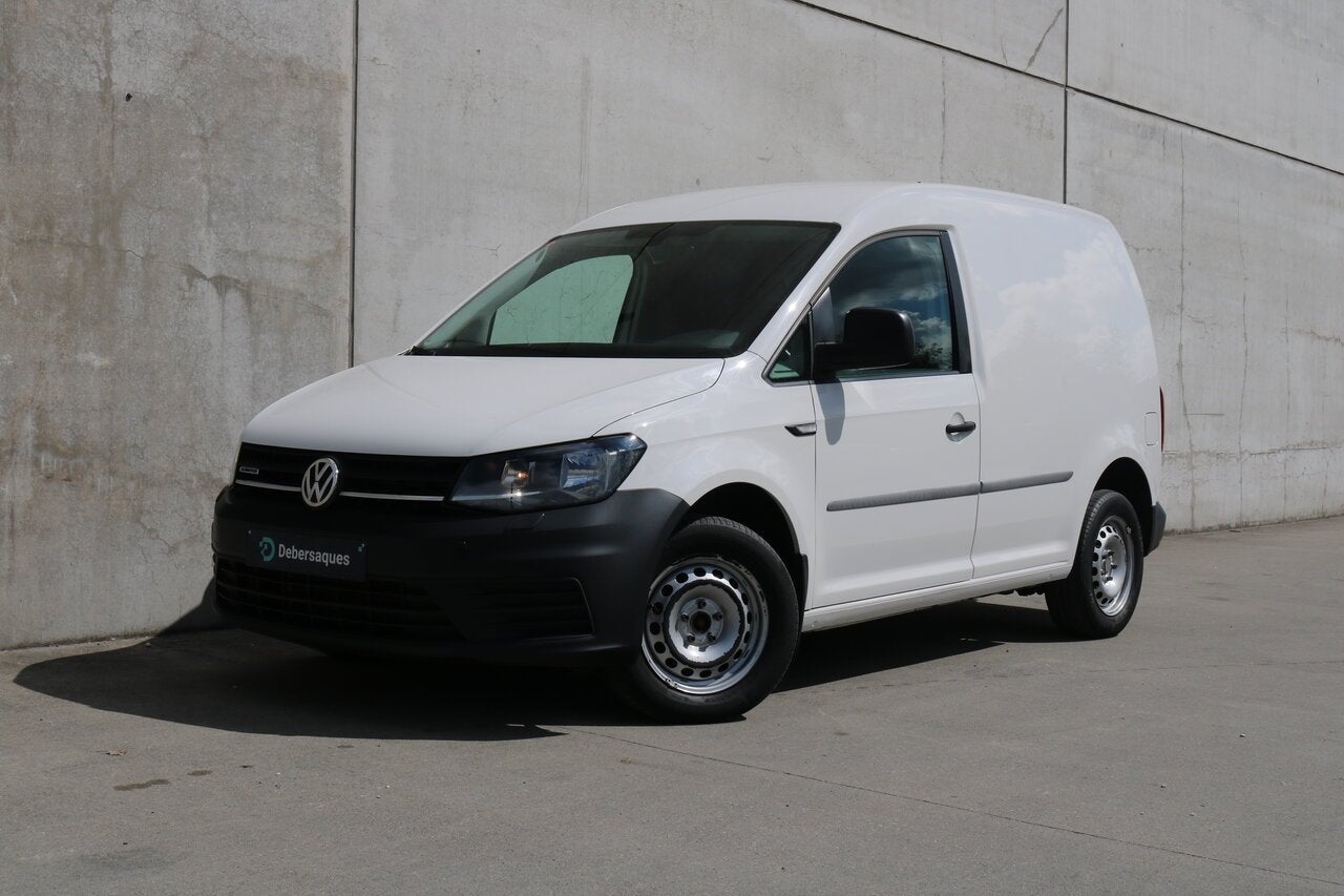 Volkswagen Caddy 1.4 TGI Comfortline CNG Lichte vracht, Auto's, Zwart, Wit, 2 zetels, https://public.car-pass.be/vhr/7f2b5087-3335-42f8-9147-70798cc7592d