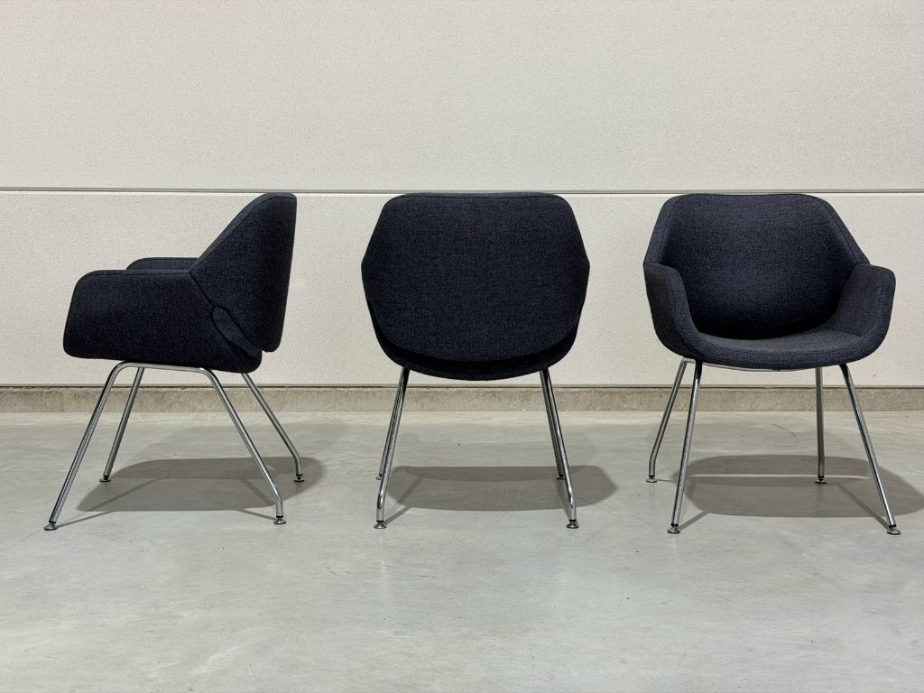 Chaises Artifort Gap – lot de 6 – bleu denim, Maison & Meubles, Autres couleurs, Leolux Montis Pode Label Gelderland, Enlèvement