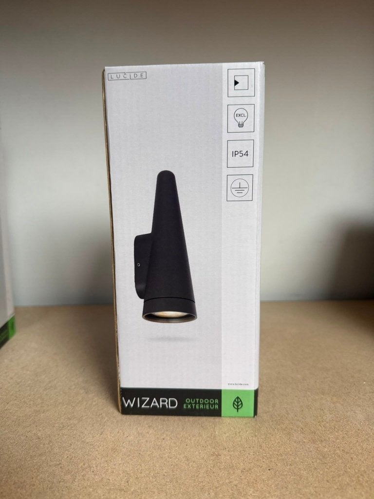 Lucide WIZARD wandlamp — 1x GU10 — Nieuw, Minder dan 50 watt, Wandlamp, Ophalen of Verzenden, Led