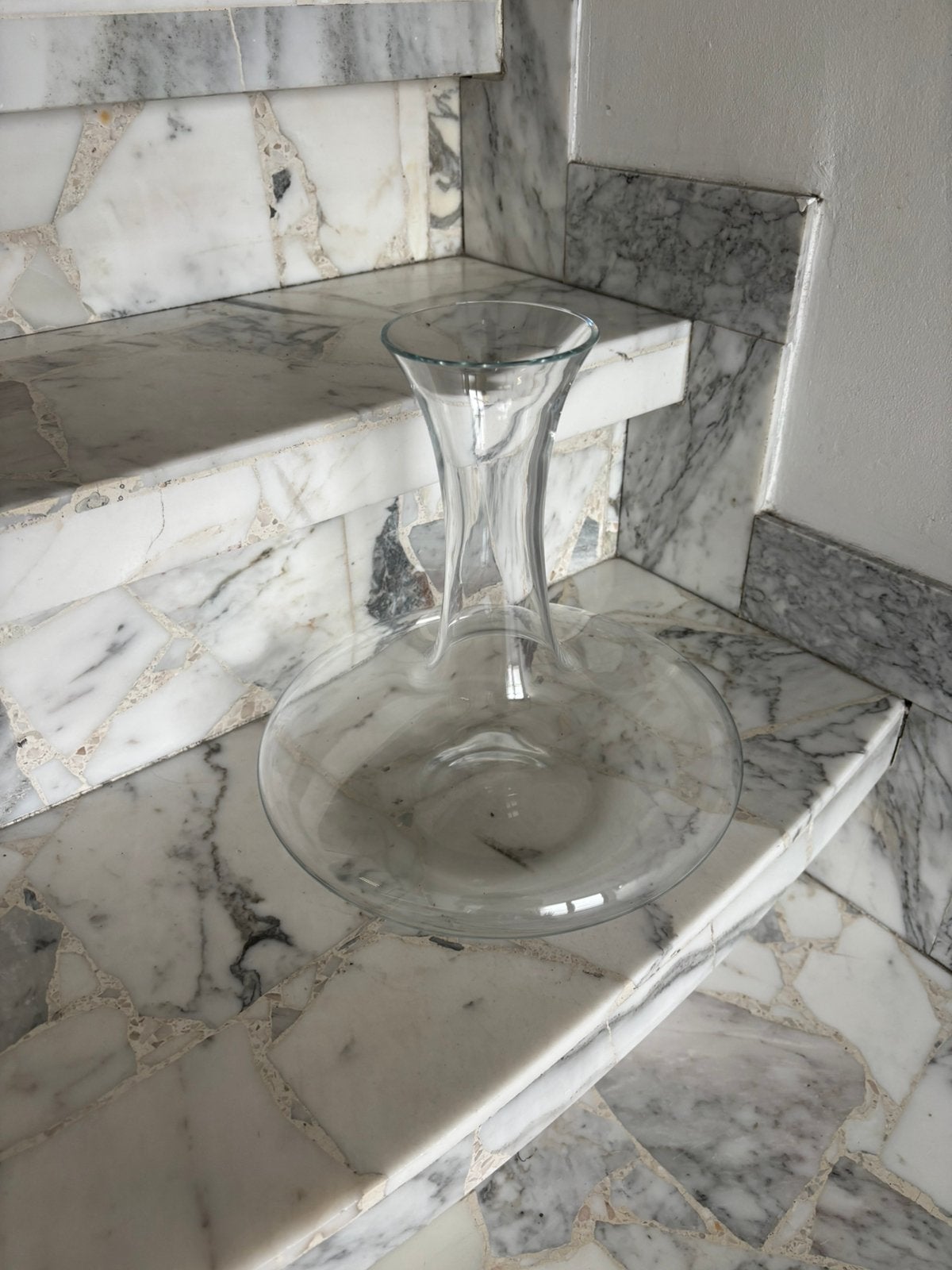 Wijnkaraf of decanteervaas Spiegelau, Ophalen