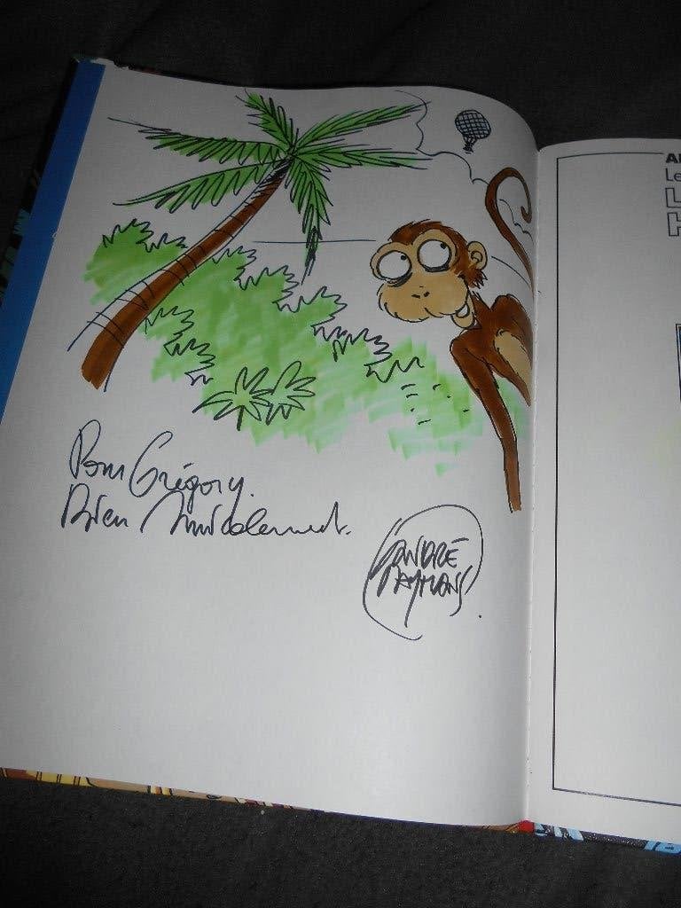 Dessin dédicacé  André Taymans pour les Av de Charlotte 2eo, Livres, Enlèvement ou Envoi