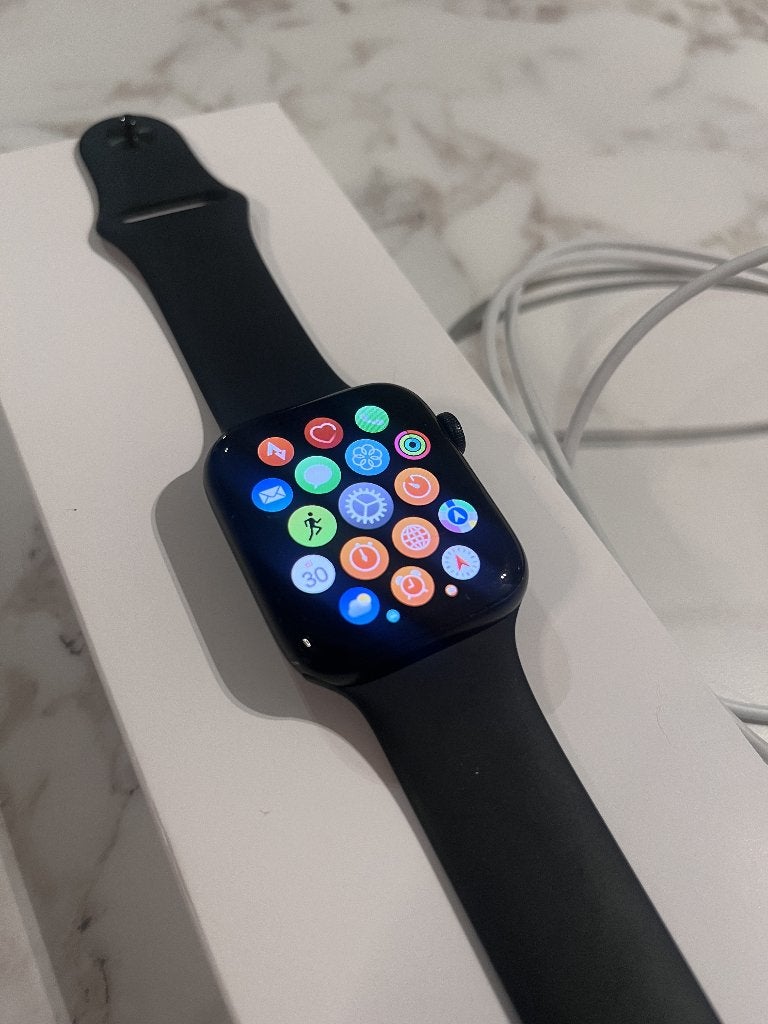 Apple Watch SE (Gen2) 44mm, Ophalen, Zwart, Apple Watch, IOS
