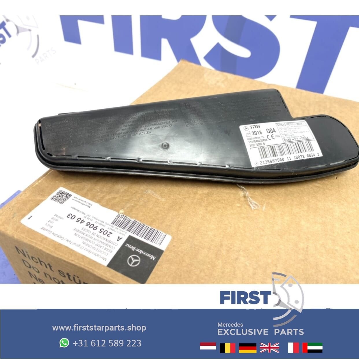 W213 E KLASSE STOELAIRBAG LINKS of RECHTS STOEL AIRBAG origi, Utilisé, -, -, Enlèvement ou Envoi