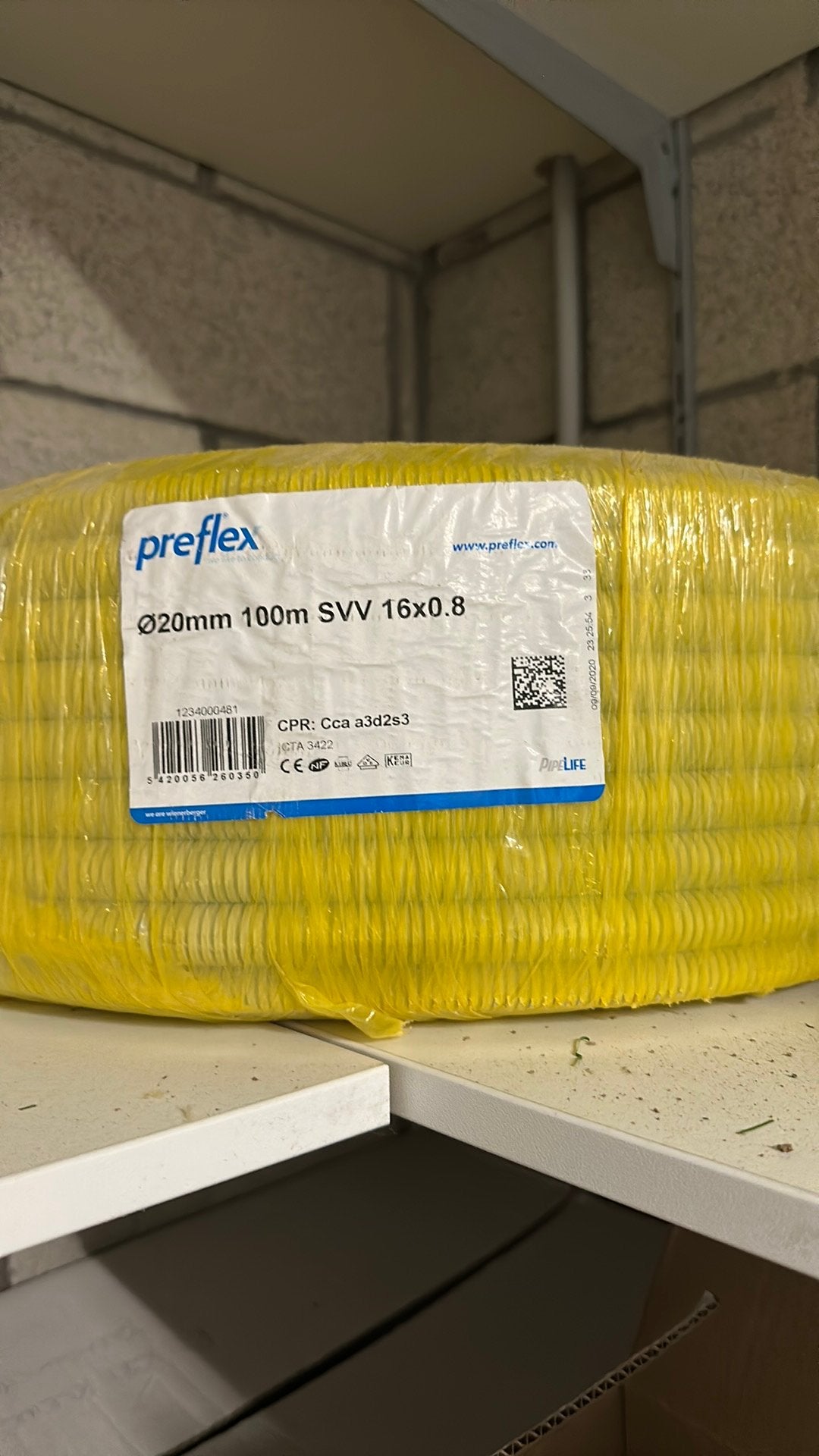 SVV kabel 16 x 0,8 100m, Enlèvement, Neuf