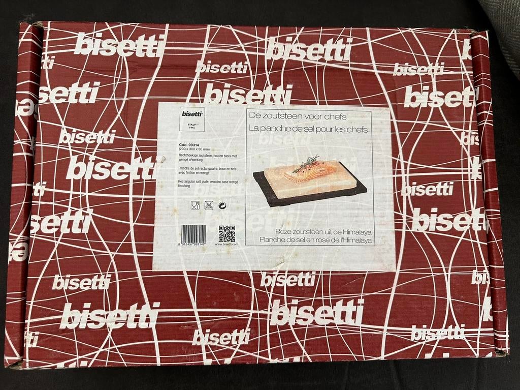 NIEUW professionele zoutsteen Bisetti ongeopend, Overige typen, Nieuw, Ophalen of Verzenden, Meerkleurig