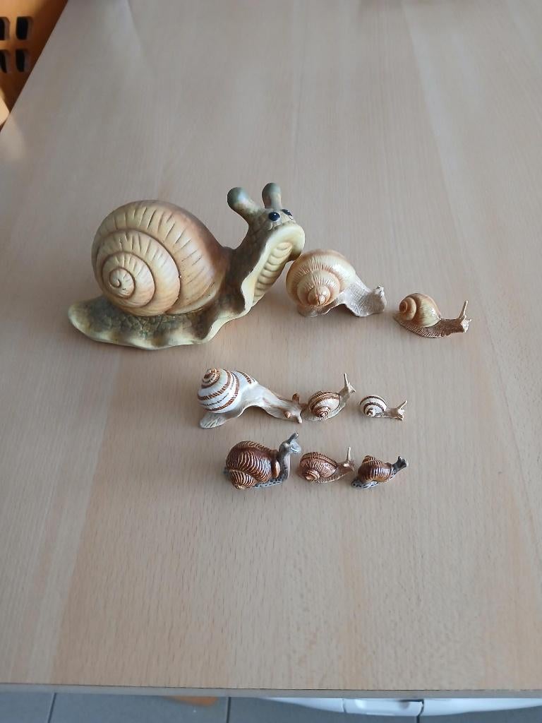 collection escargots de 3 séries, Ophalen, Zo goed als nieuw, Boerderijdier, Beeldje of Figuurtje