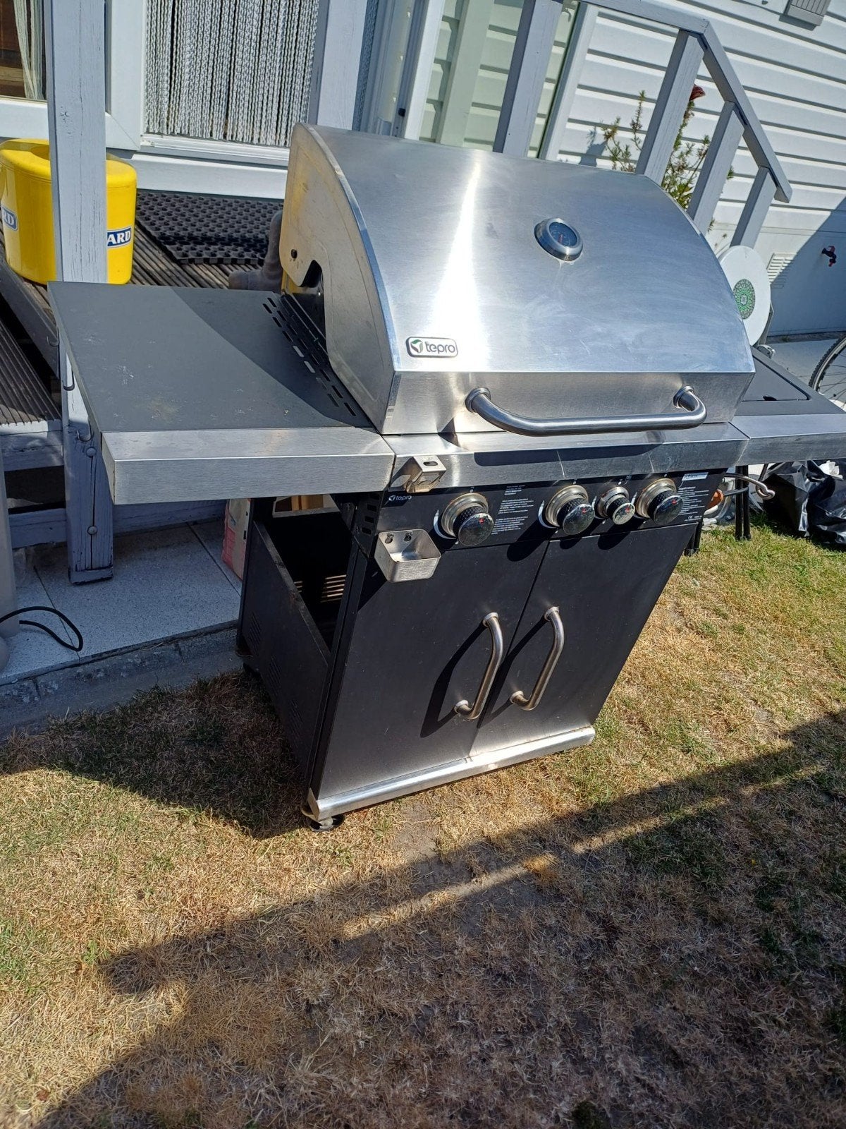 BBQ op gas, Ophalen