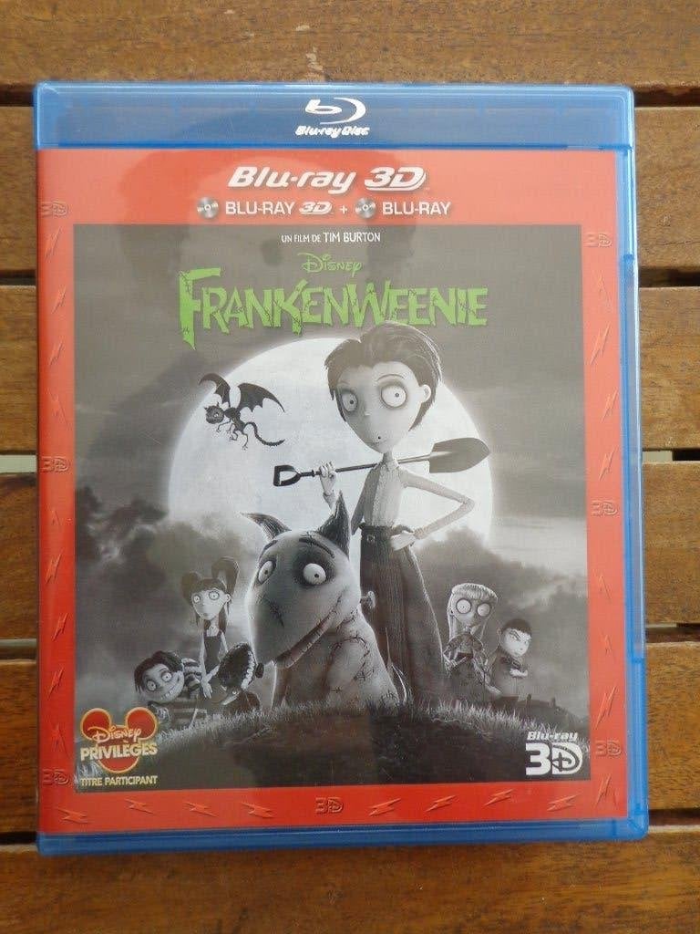 )))  Bluray 3D + Bluray  Frankenweenie  //  Tim Burton  (((, CD & DVD, Enlèvement ou Envoi, Comprend un DVD, Film, Comme neuf