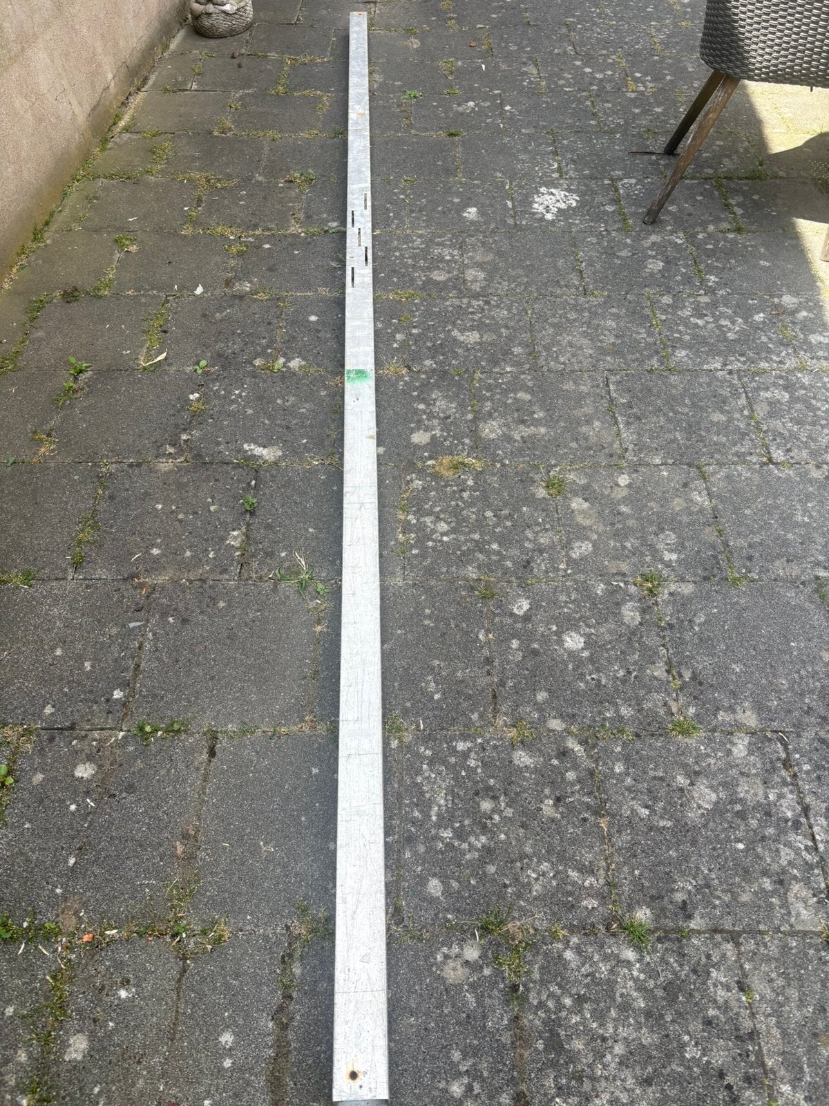 Aluminium metsersprofielen., Ophalen, Gebruikt