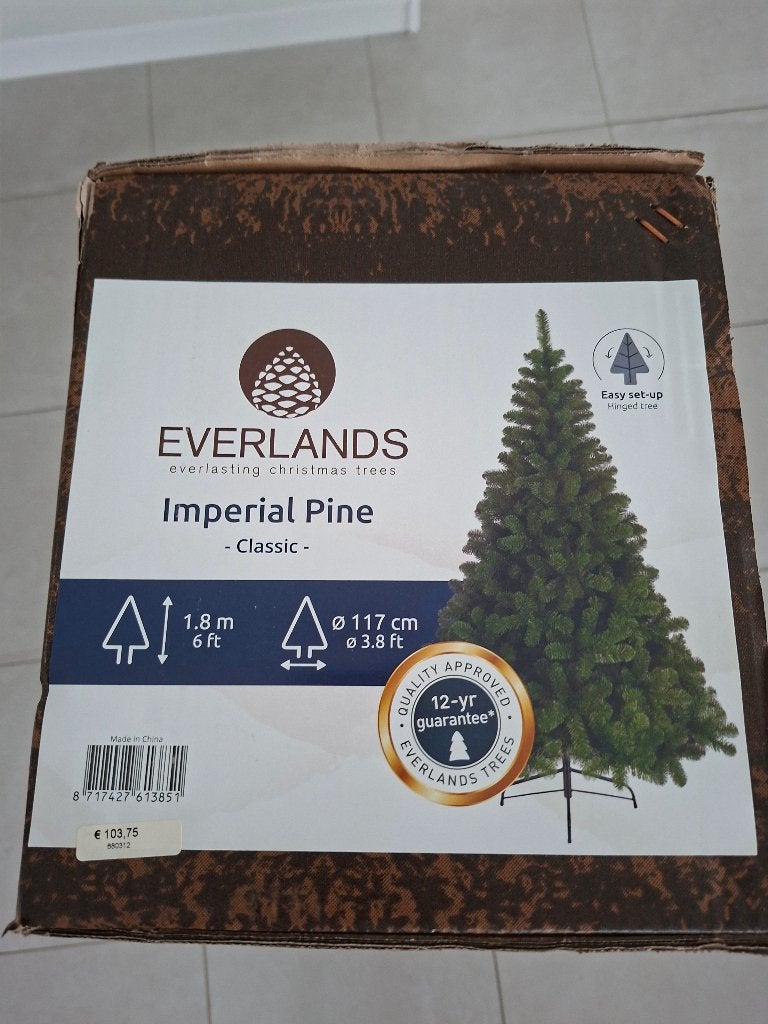 Kerstboom 1m80, Diversen, Ophalen, Gebruikt
