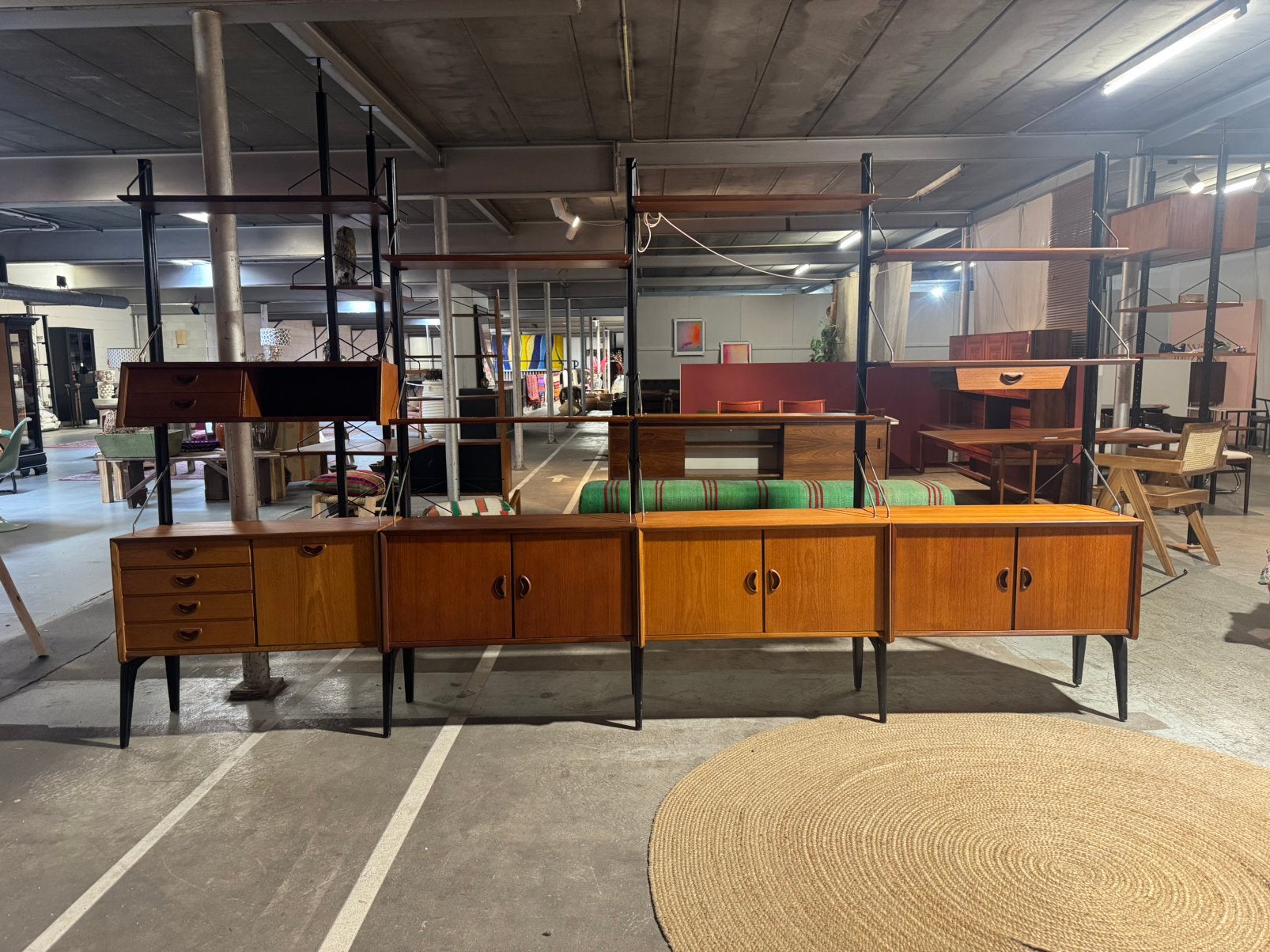 Louis van Teeffelen voor WeBe vintage modulair wandsysteem, Ophalen of Verzenden