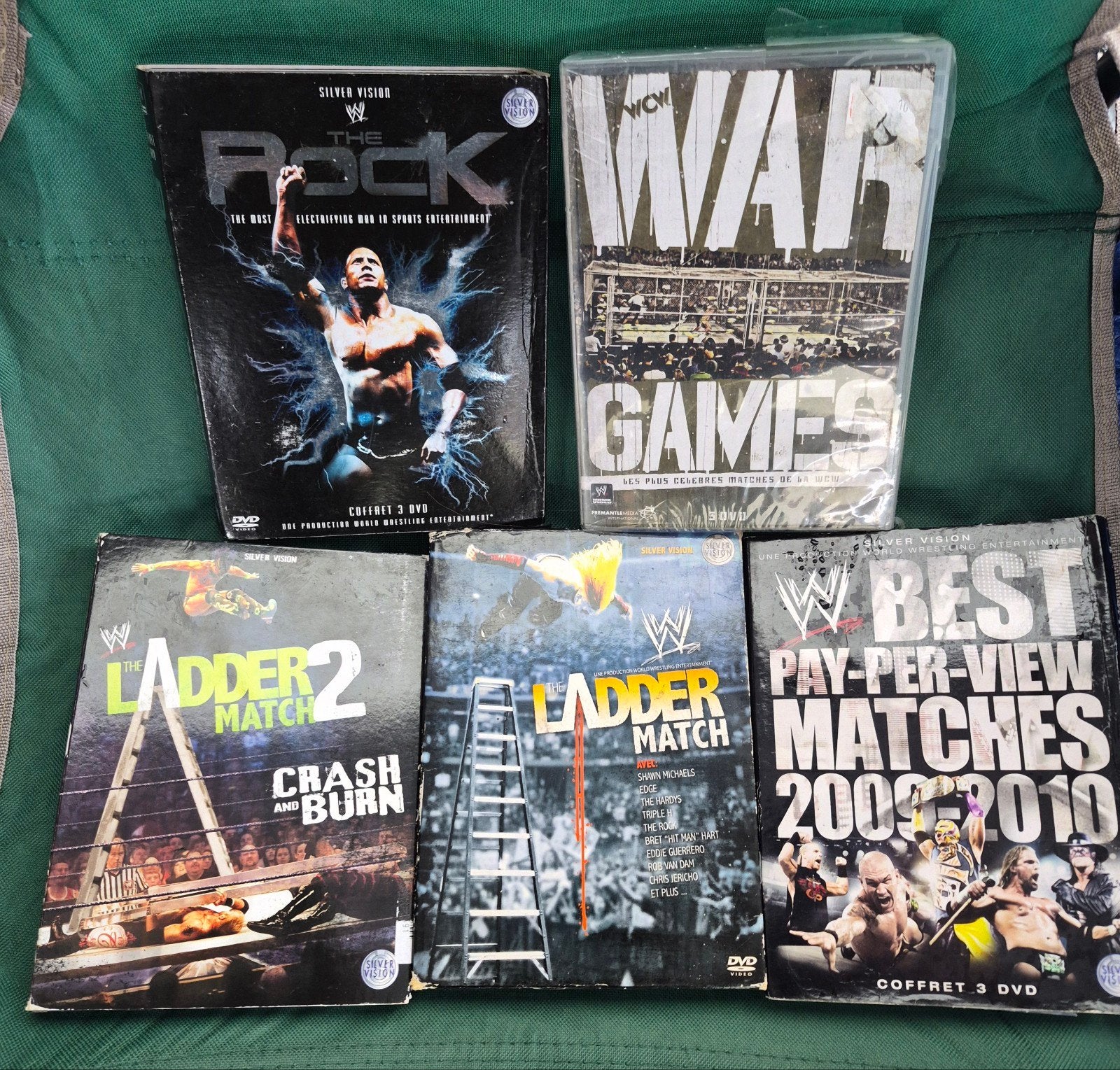 WWE Catch 5 boxsets 15 dvd's, Ophalen of Verzenden, Zo goed als nieuw