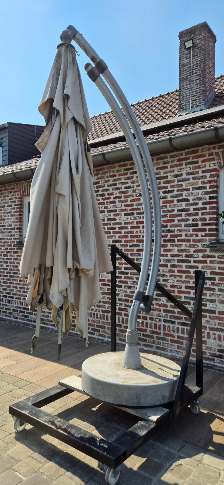 Grote parasol, kleine prijs, Tuin en Terras, Ophalen, Zweefparasol