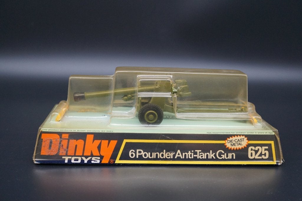 Dinky Toys 6 pounder anti tank gun - TOP vintage, Ophalen of Verzenden