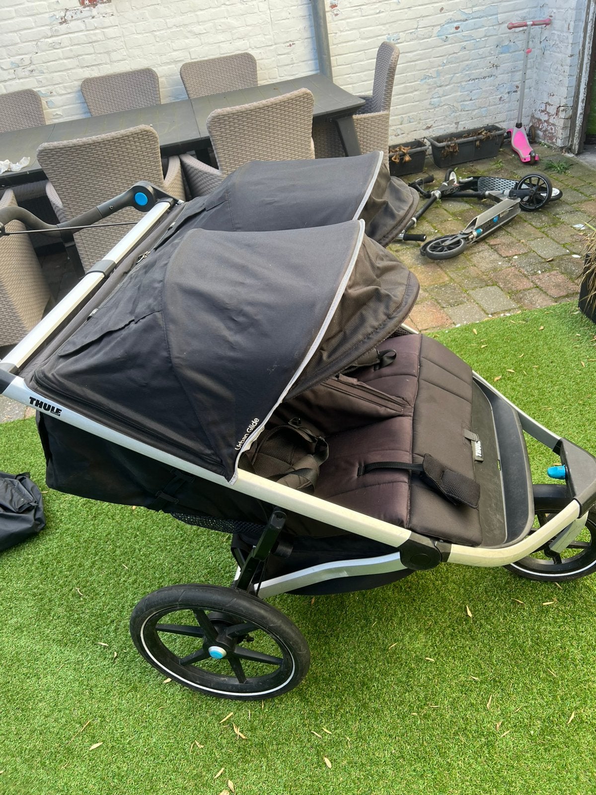 Thule urban glide double / duo, Duowagen, Gebruikt, Ophalen, Kinderwagen