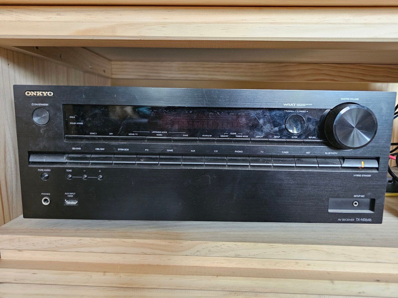 Ampli Home Cinéma Onkyo TX-NR646, 7.2, Dolby Atmos / DTS:X,, Enlèvement ou Envoi, Utilisé, Onkyo