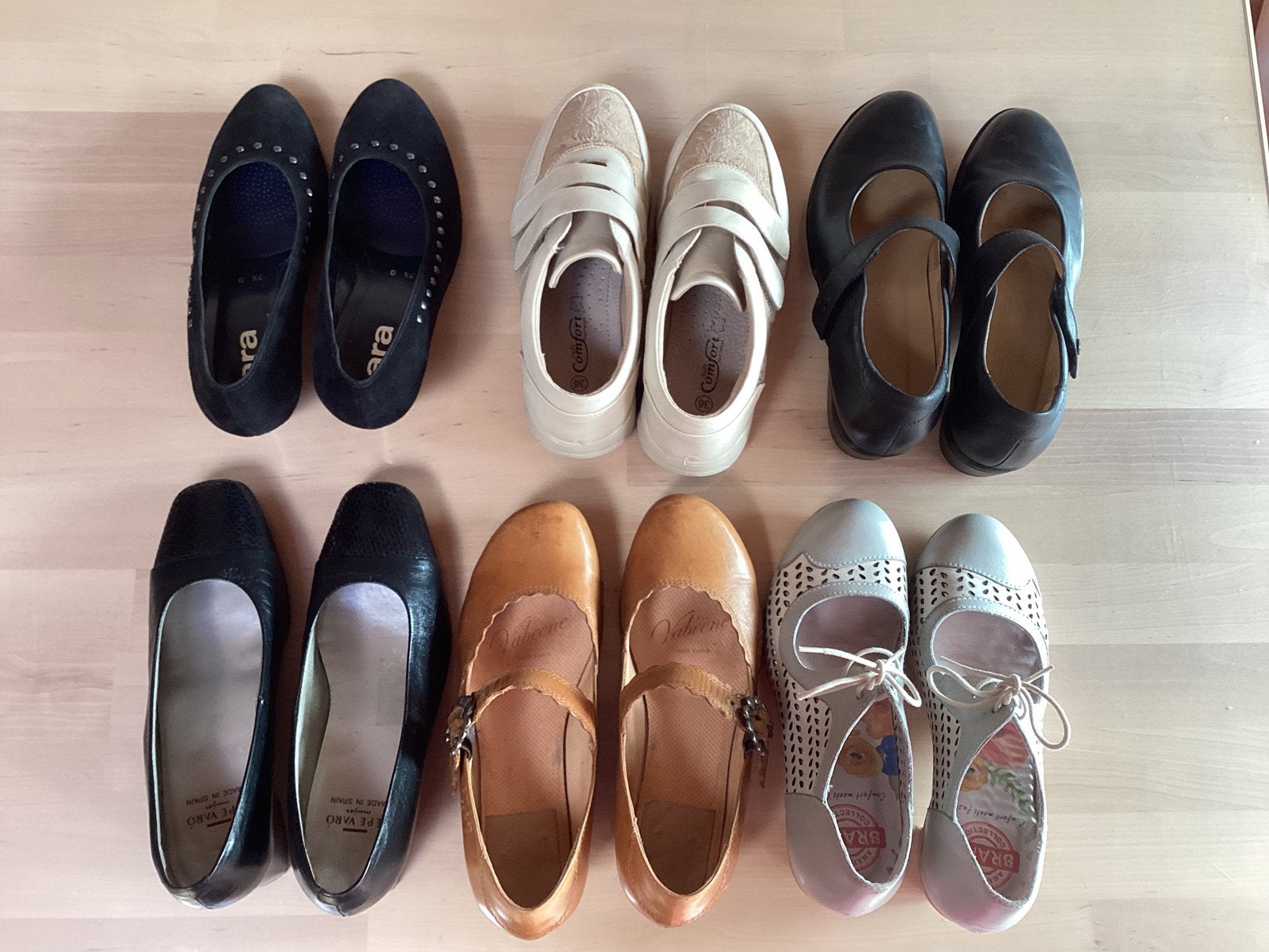 Ensemble de 6 paires de chaussures de marque. Taille 36., Vêtements | Femmes, Chaussures, Enlèvement, Comme neuf