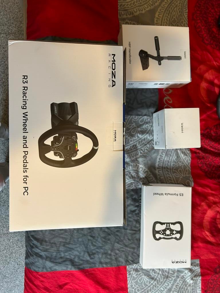 Moza R3 racing simulator setup, Enlèvement, Comme neuf