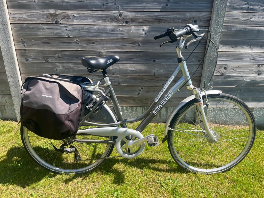 AluSport stadsfiets / moederfiets, Ophalen, Gebruikt, (Extra) lage instap
