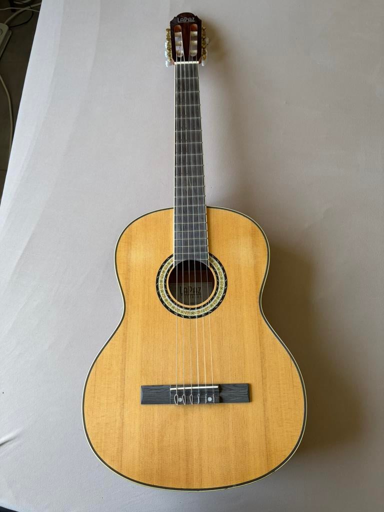 LaPaz C50N klassieke gitaar naturel, Muziek en Instrumenten, Snaarinstrumenten | Gitaren | Akoestisch, Ophalen, Zo goed als nieuw