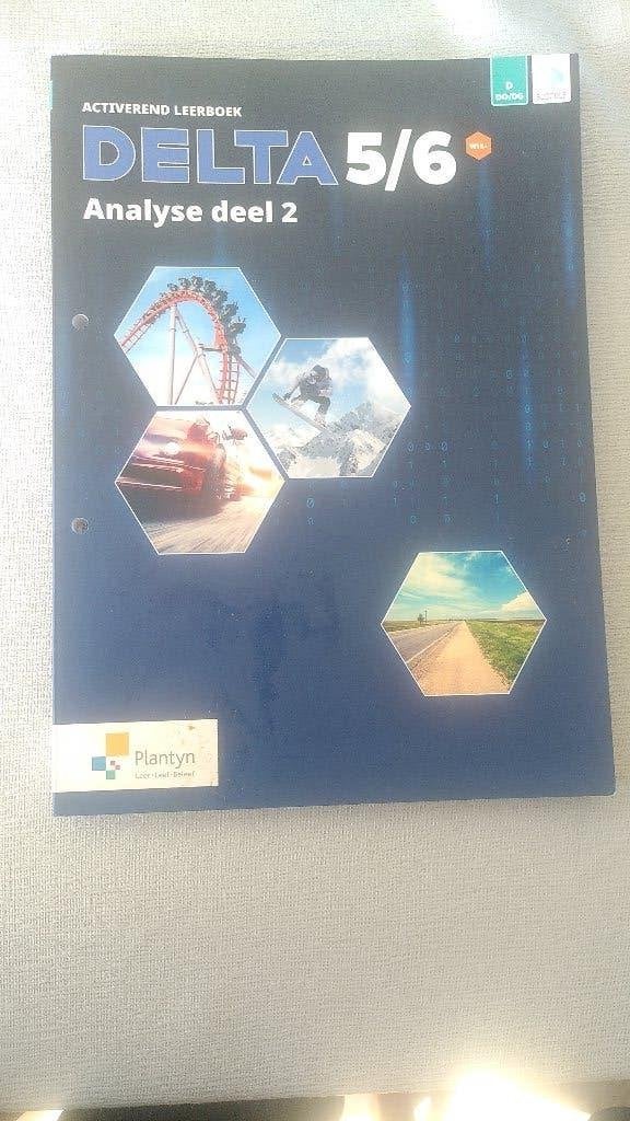 WISKUNDE DELTA 5/6 ANALYSE DEEL 2, Boeken, Ophalen, ASO, Wiskunde A, Plantyn
