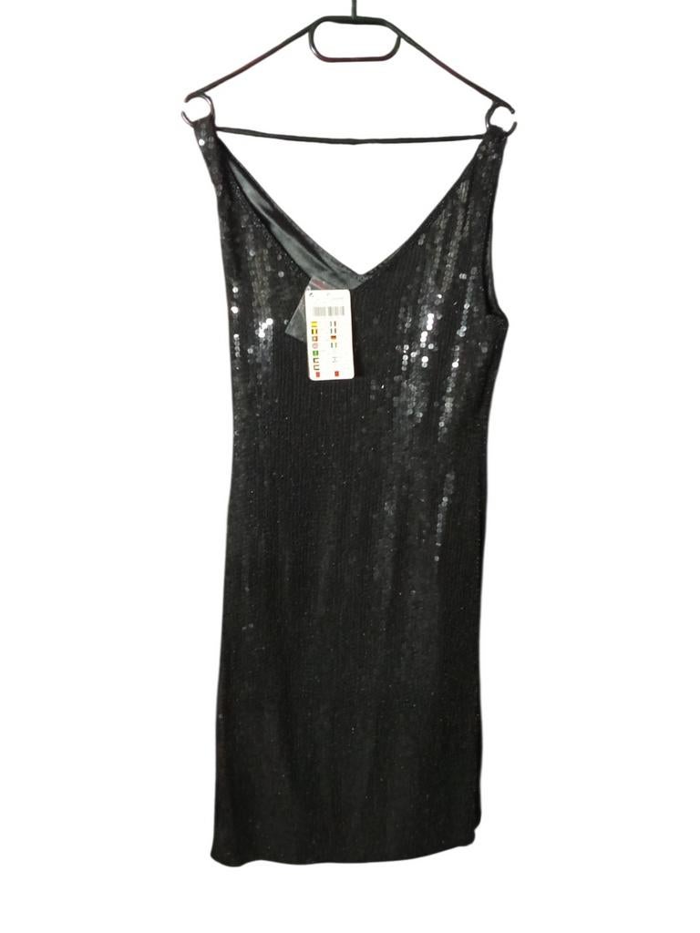 Robe a paillettes noire femme neuve Zara woman, Enlèvement ou Envoi