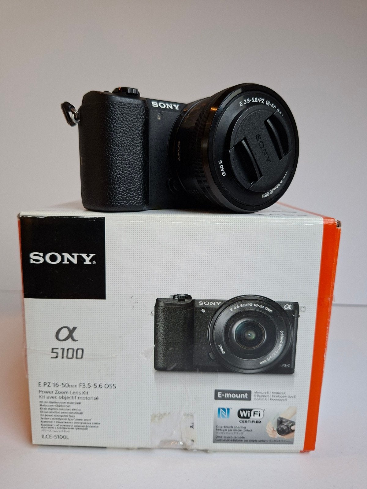 Sony 5100 + 16-50mm , zgan, TV, Hi-fi & Vidéo, NFC, Enlèvement ou Envoi, Sony