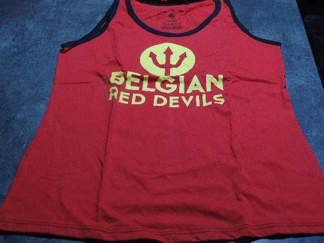 t-shirt zonder mouwen, Enlèvement ou Envoi, Rode duivels, Comme neuf, Taille 48/50 (M)